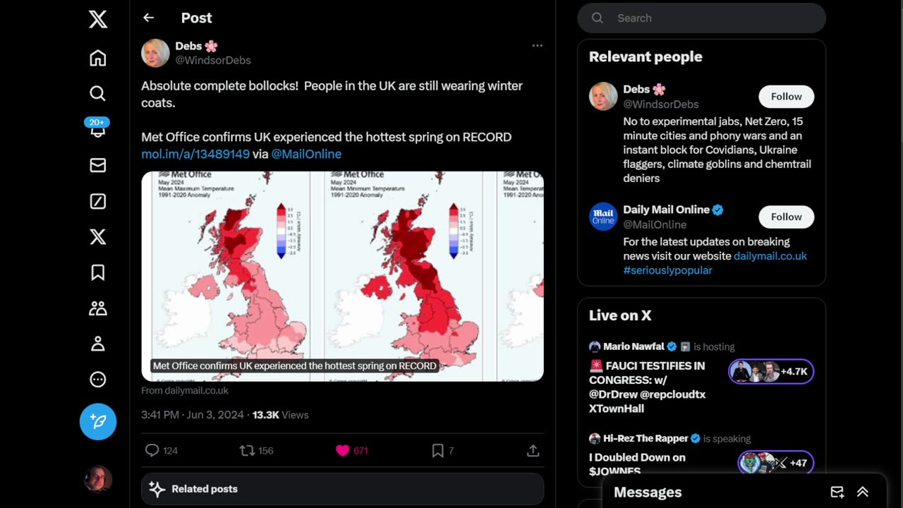 Uk - Spring & May Hottest on Record? - I don't think so