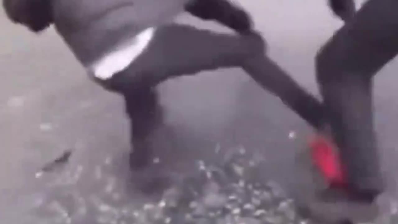 Usual suspects beat up shy British boy to show him who's boss in UK. Elderly