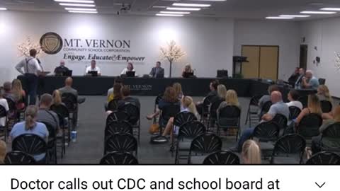 Doctor Calls Out CDC & School Board re: COVID & VACCINES