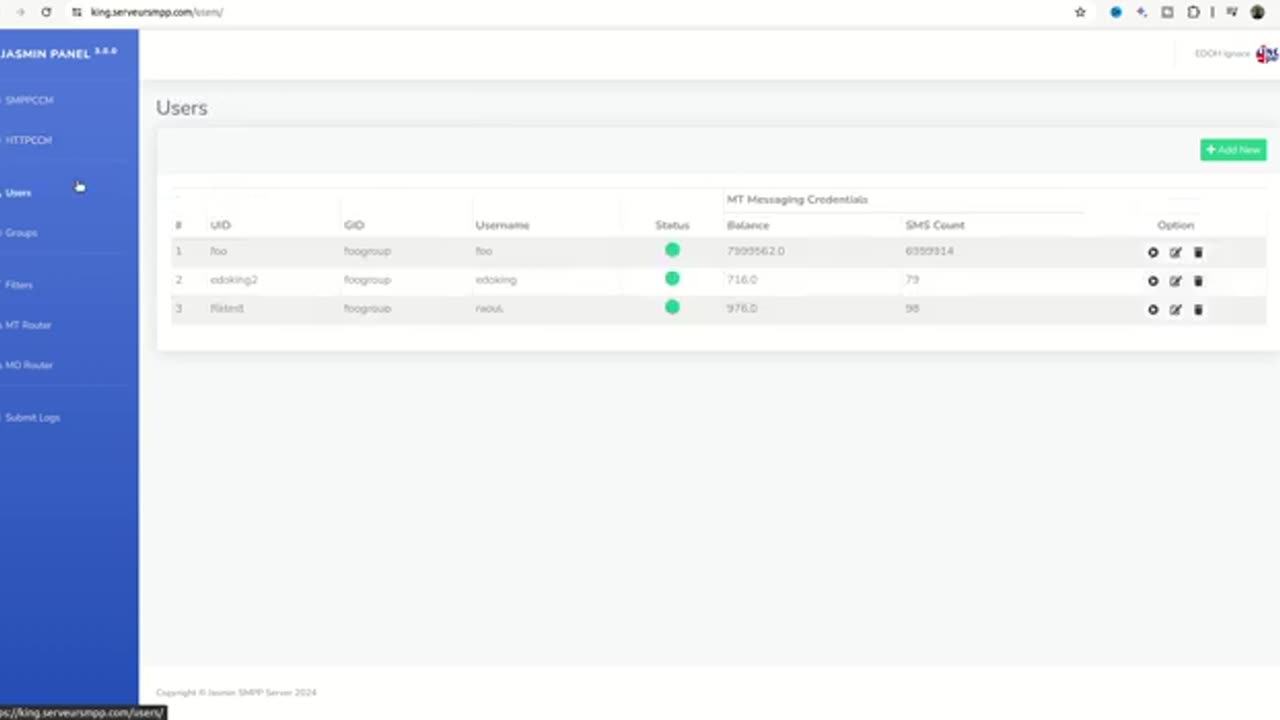 Jasmin SMS Gateway GUI Installation