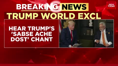 America's Former President Donald Trump Thunders Pro-India Catchphrases, Exclusively On India Today