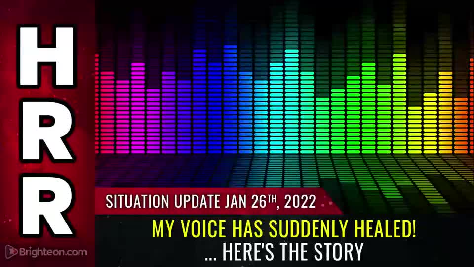 01-26-22 S.U. - My Voice Has Suddenly HEALED - Heres The Story