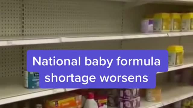 National baby formula shortage worsens