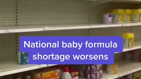 National baby formula shortage worsens