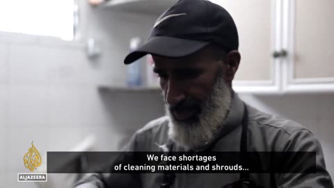 Gaza morgue volunteer prioritises work amid rising casualties, finds solace in family moments