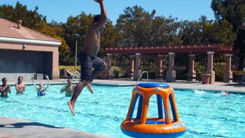 Fun in swimming pool