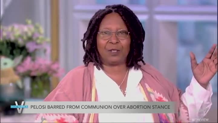 Whoopi CANNOT BELIEVE Pelosi Got Denied Communion