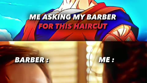 Goku haircut 😉😎 I fight for it with barber 🤣