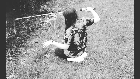 Oldest went fishing with her dad today