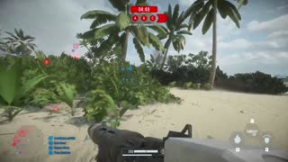 SWBF2 2017: Instant Action Mission (Attack) Rebel Alliance Scarif Gameplay