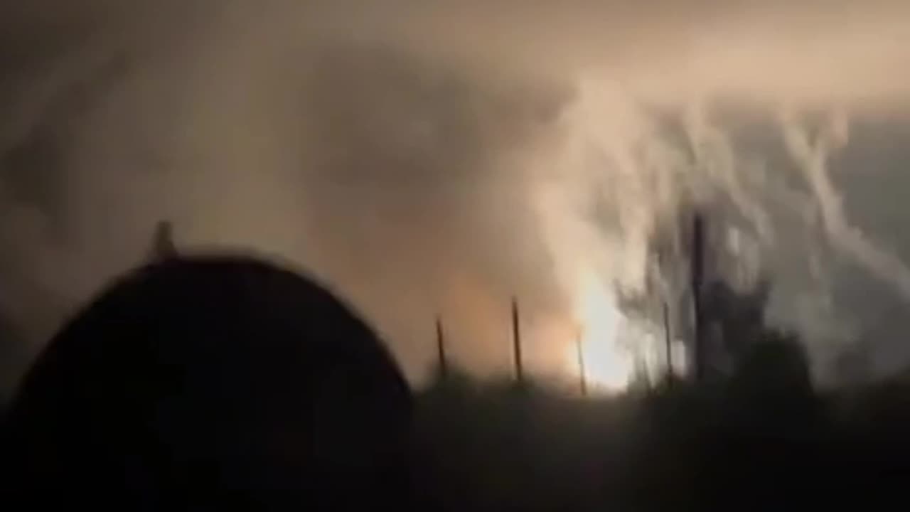 Large Explosion In Pavlograd Ukraine