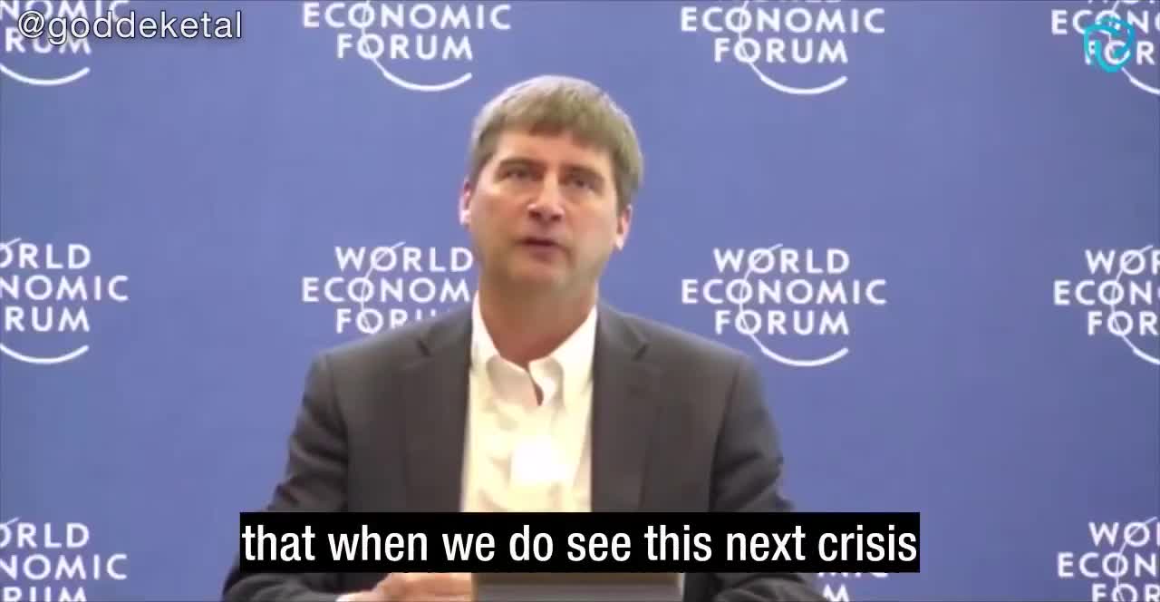WEF there will be another crisis
