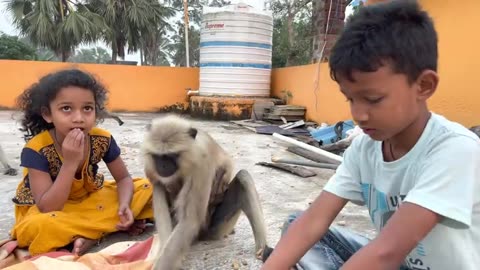 Unconditional love and compassion between mother Languor and little girl Ipsita.