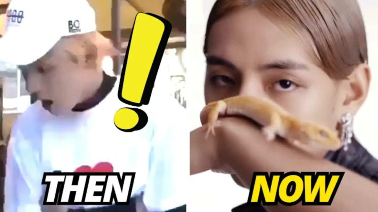 BTS, BTS's V Just Did A Photoshoot With A Lizard - And It's Reminding ARMY Of This Iconic Clip