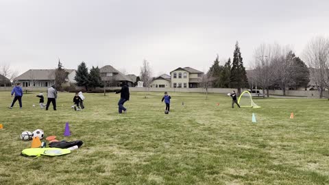 8 year old soccer practice