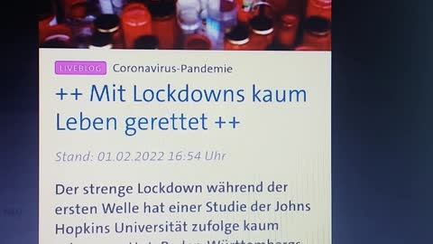 LOCKDOWNS KEINE LEBEN GERETTET-JOHNS HOPKINS UNI!!!!!!!