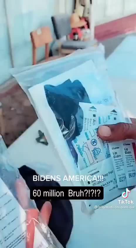 Drug paraphernalia distributed by biden