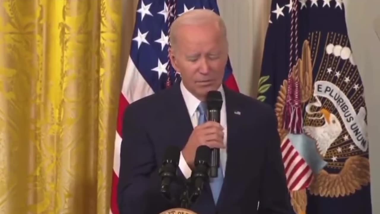 Creepy Uncle Joe and the word salad.