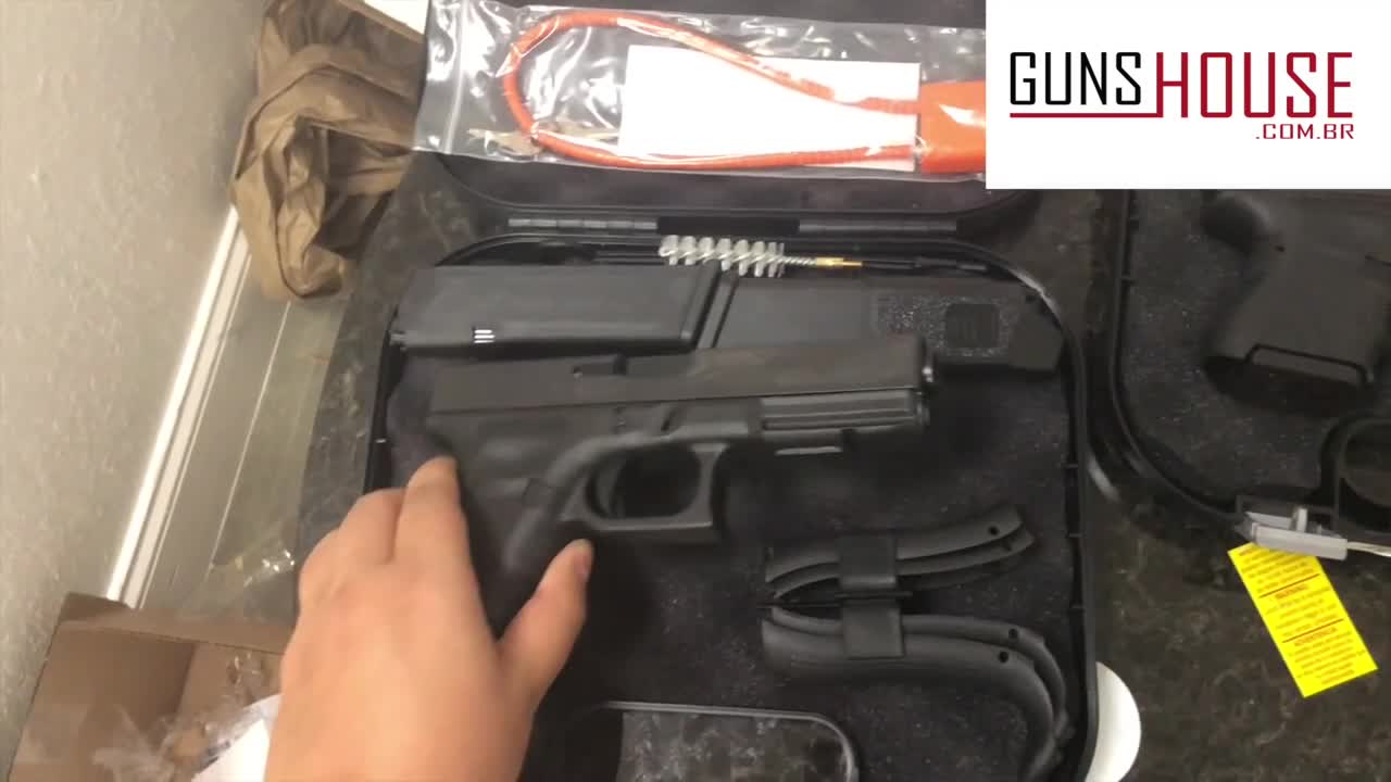 Importação de Glock G22 G26 G42 e Revolver Smith Wesson V Comp