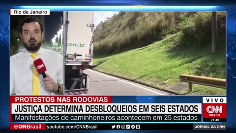 Justiça determina desbloqueio de rodovias em seis estados | JORNAL DA CNN