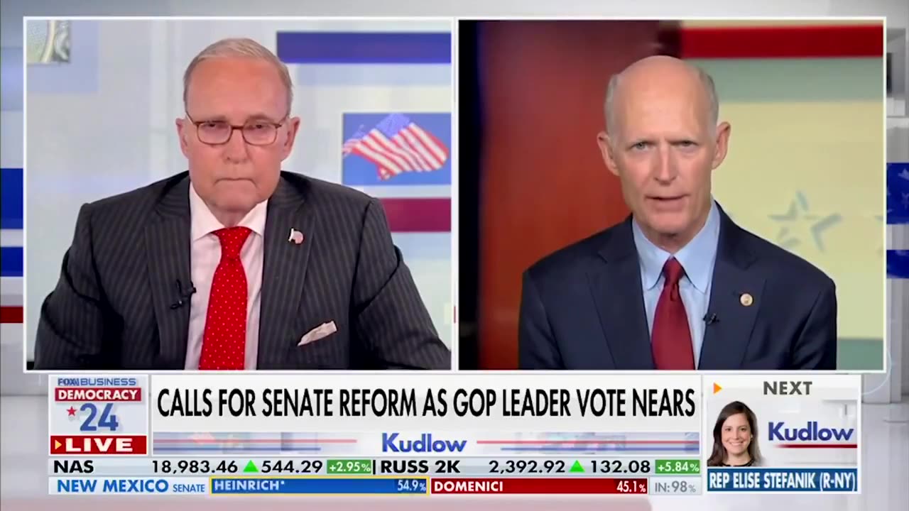 Sen Rick Scott remarks about his run for the Senate Majority Leader