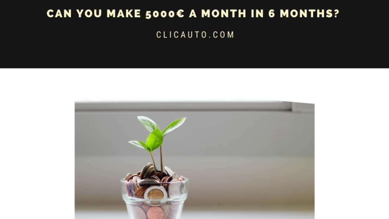 🚀 CAN YOU MAKE 5000€ A MONTH IN 6 MONTHS? 🚀