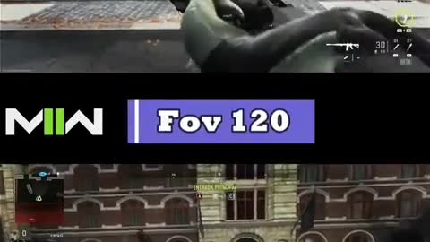 FOV Comparison on MW2🤣 #mw2 #modernwarfare #callofduty #tiktokgaming #cod #fov #foryou