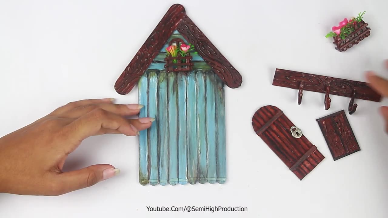 Make amazing hook for home key | ice cream sticks idea | diy hacks