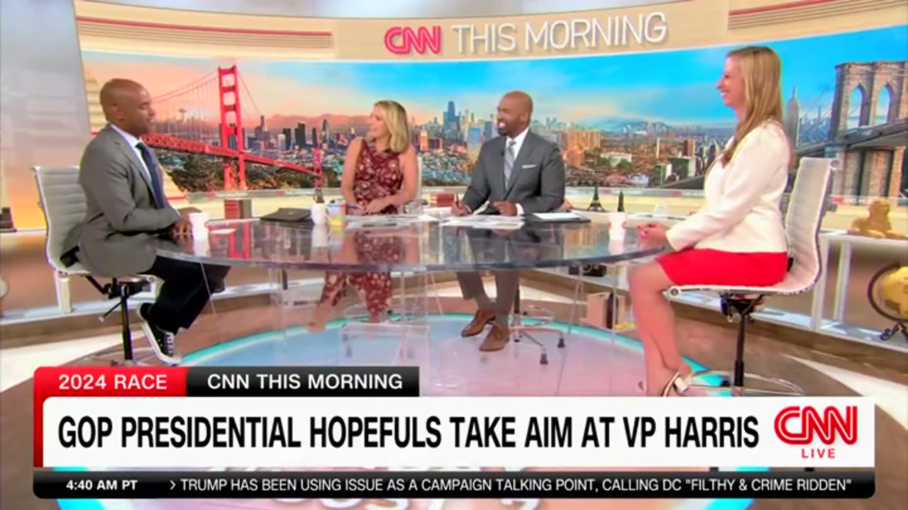 CNN Hosts Confronts Kamala's Ex-Comms Director Over Her Tanking Popularity