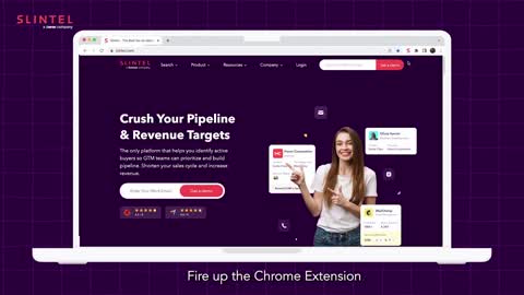 [Learning Centre - Chrome Extension] Finding Buyer Intent Score on Slintel's Chrome Extension
