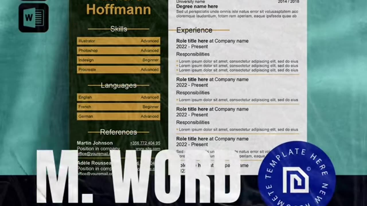 Senior accountant resume template | FinishResume.com #resume #microsoftword #template