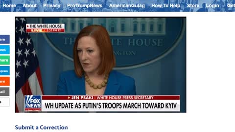 Jen Psaki Trips Over Her Tongue When Asked Why the US Is Importing Russian Gas Today