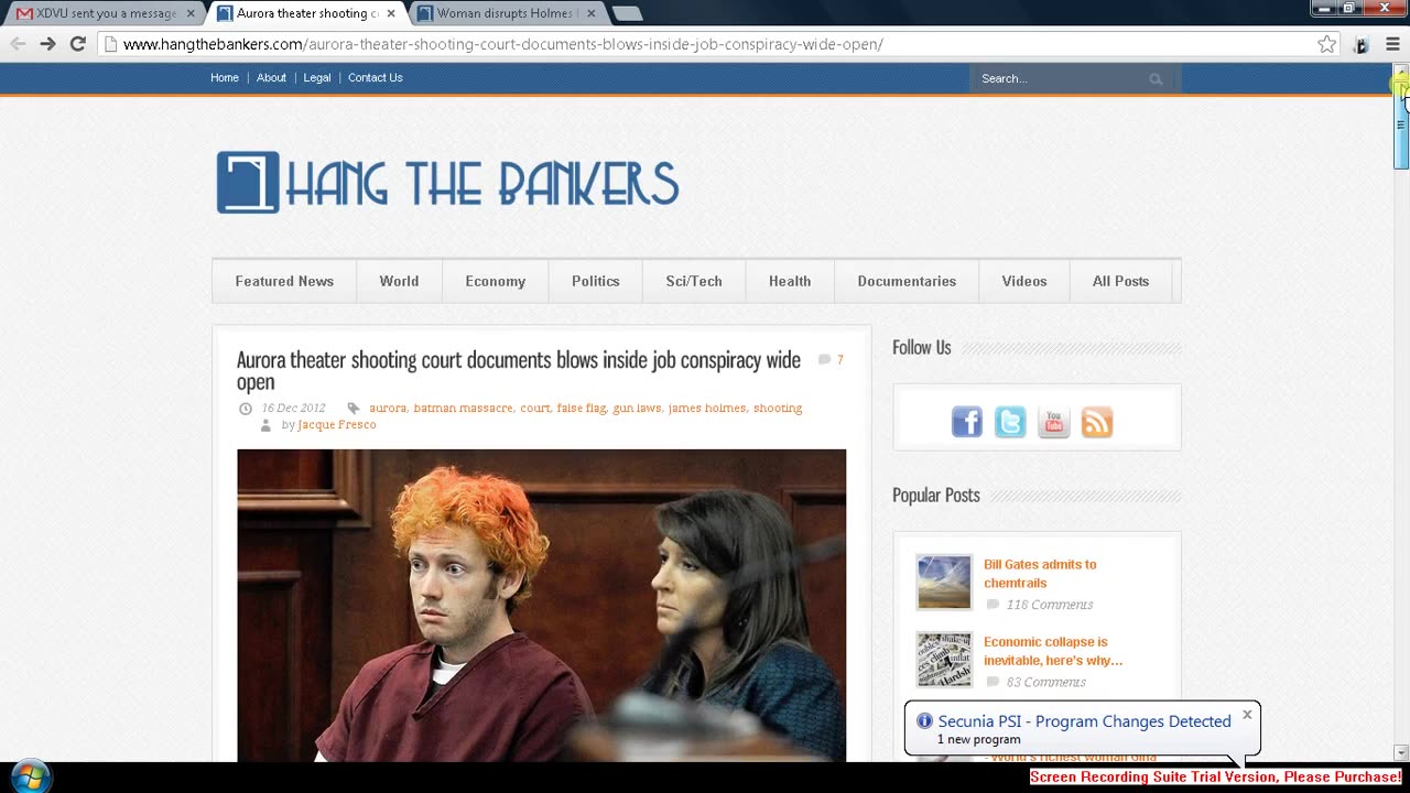 James Holmes Case Possibly Blown Wide Open - maxmann521 - 2012