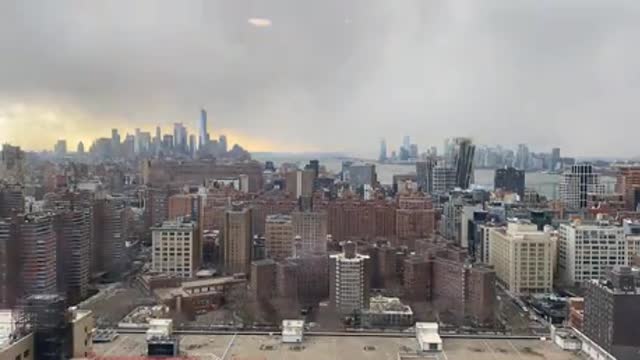 Unexpected squall in NYC