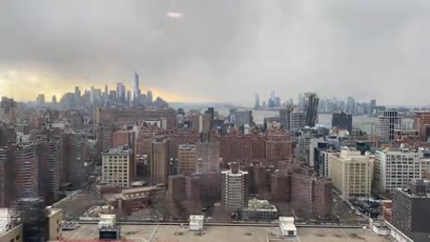 Unexpected squall in NYC
