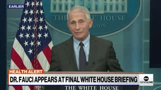 Fauci gives likely final White House briefing amid spiking flu cases