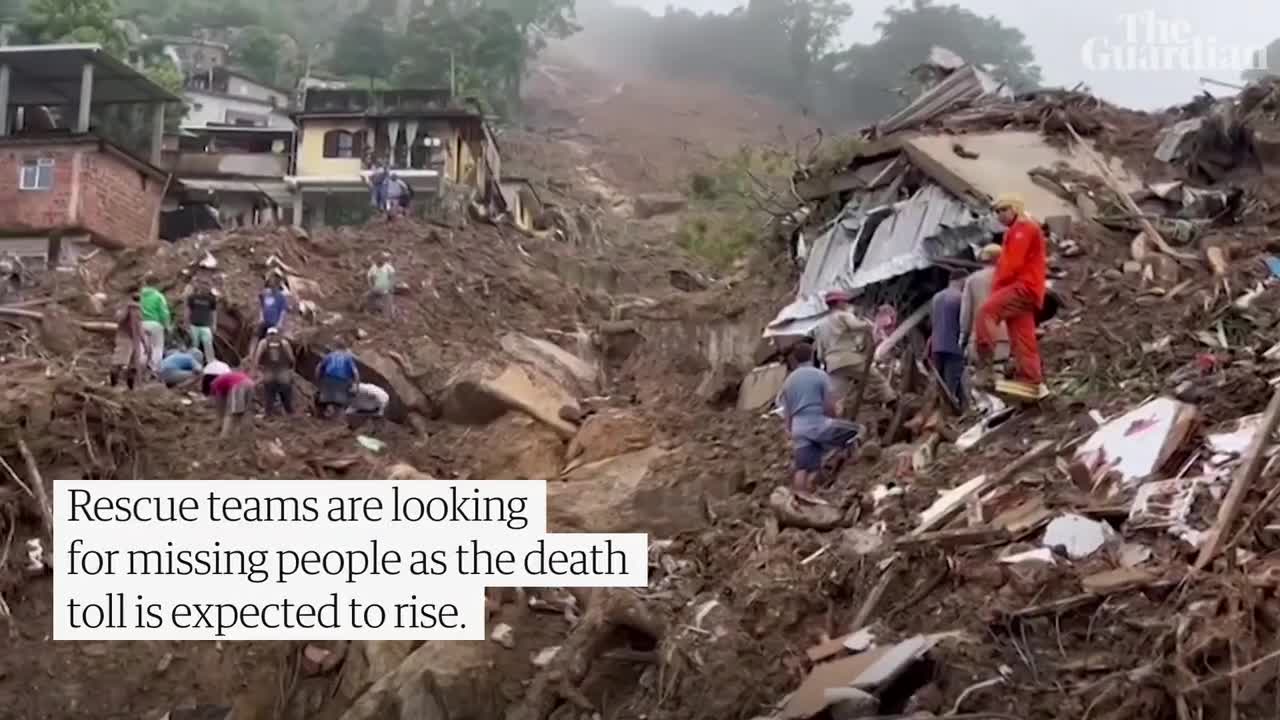 Devastating floods and mudslides in Brazil leave scores dead