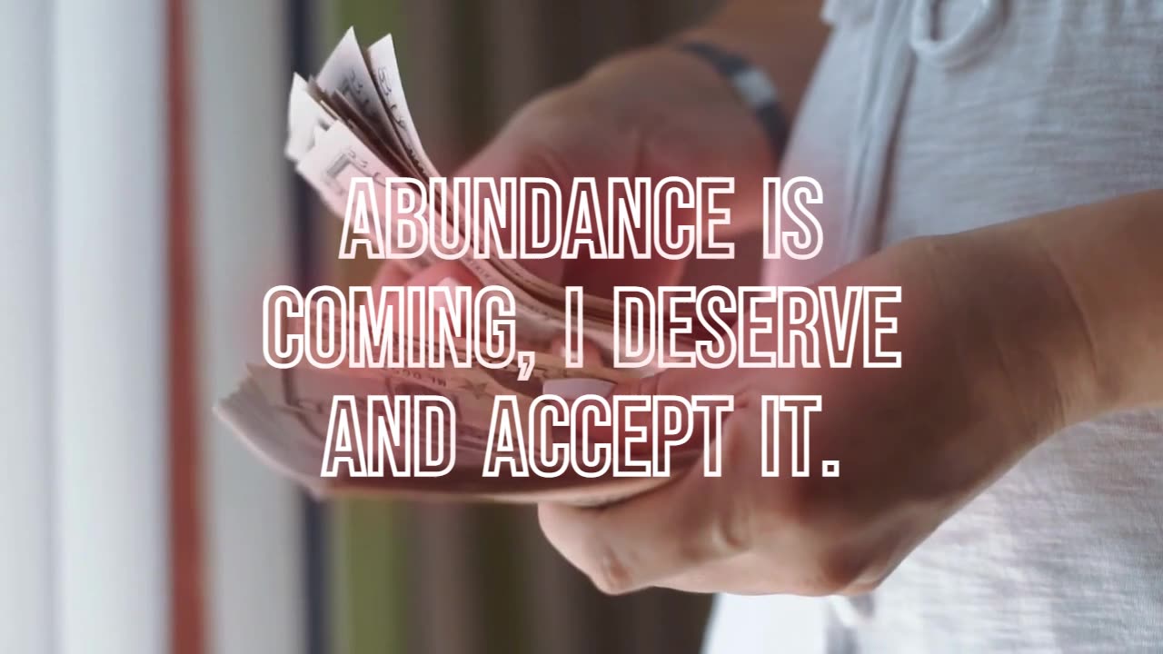 Money affirmations to attract financial abundance.💥🌟🎁