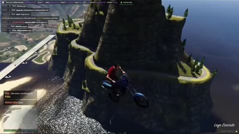 JumpingOver TheMilitaryBase...UsingaDirtBike... GTAO...