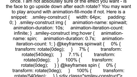 How do I rotate an image at hover and every 10 seconds
