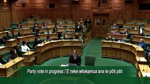 New Zealand lawmakers stage a haka protest in parliament
