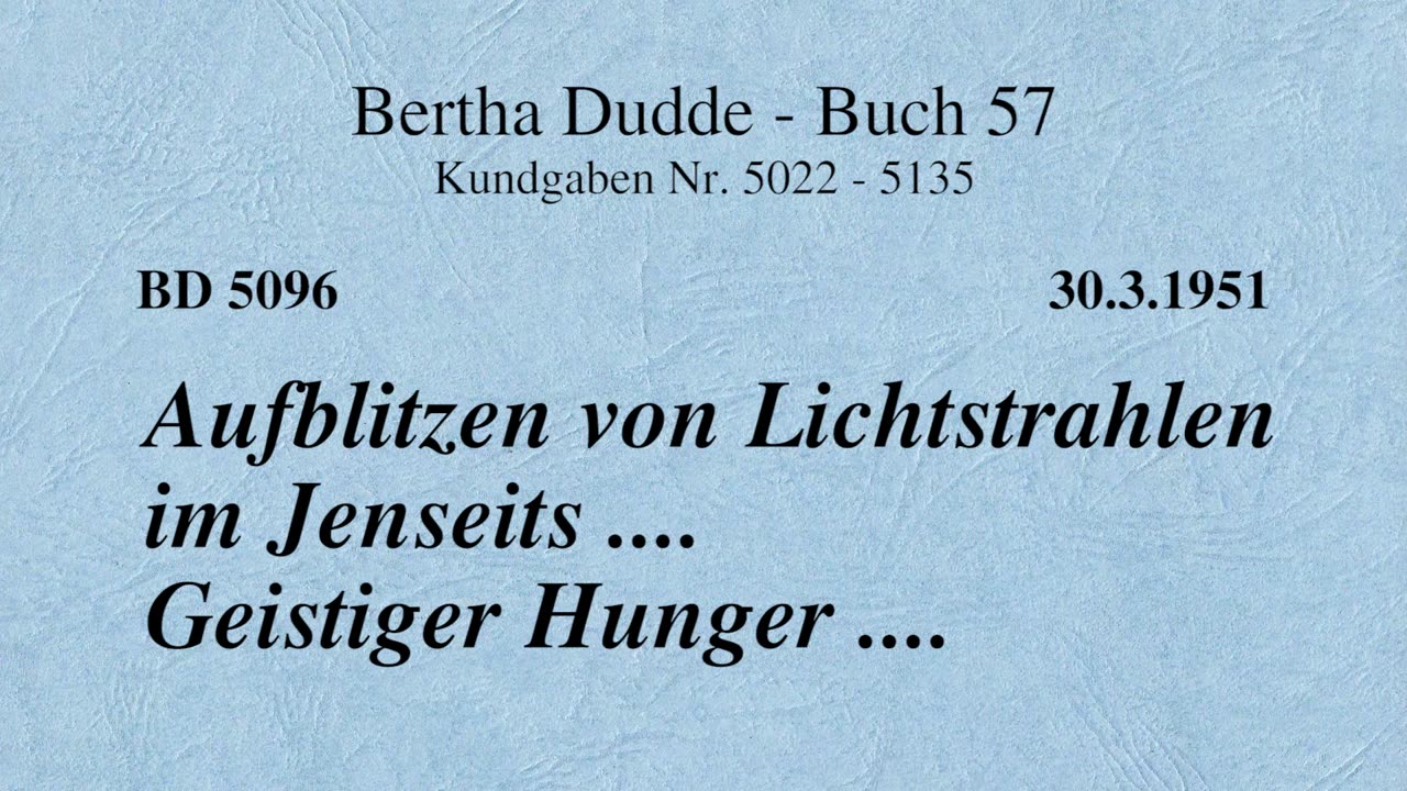 BD 5096 - AUFBLITZEN VON LICHTSTRAHLEN IM JENSEITS .... GEISTIGER HUNGER ....