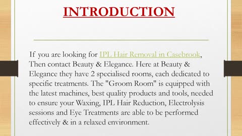 IPL Hair Removal in Casebrook