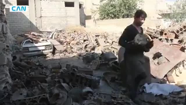 Watch how gears are made in # Kobane ...