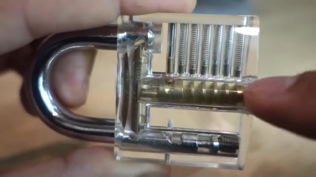 How to pick open a lock with paper clip - life hack