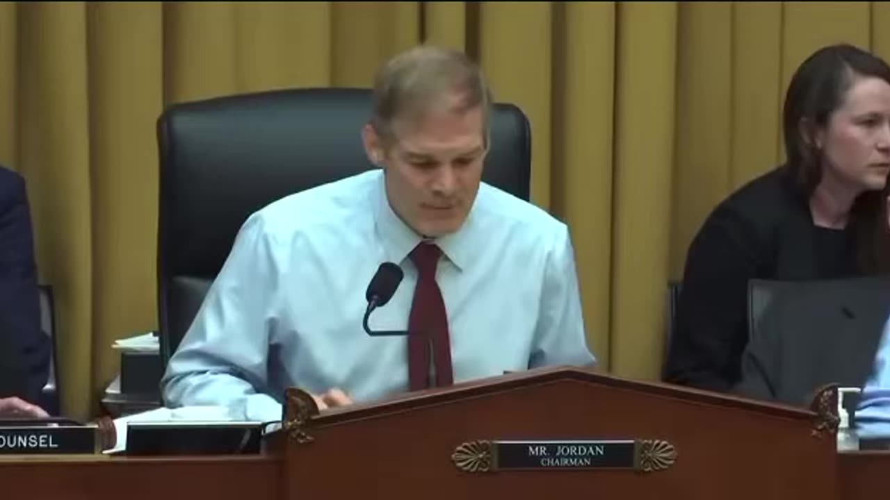 Jim Jordan exposing the truth!