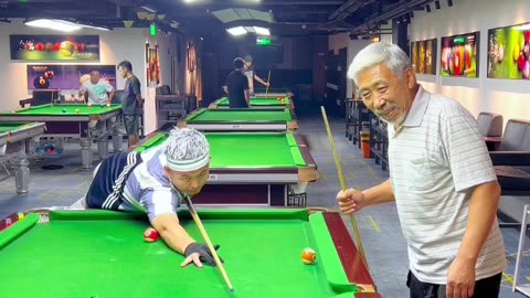 Funny video billiards game 🤣 #funny # viral