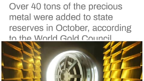 Countries stockpiling gold as signs for future of dollar not good.