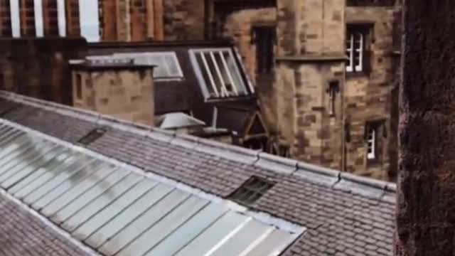 The morning from Edinburgh Castle