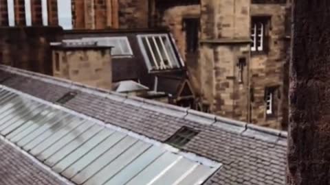 The morning from Edinburgh Castle